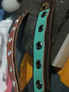 Leather Snap Bracelets