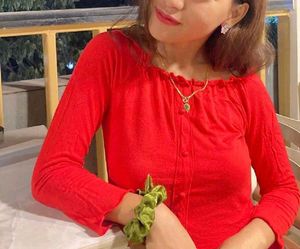 Red Off-Shoulder Crop Top
