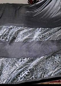 Elegant Animal Print Saree