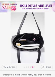 Van Hussen Stylish Two-Tone Shoulder Bag