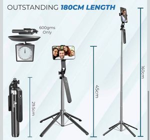 3-in-1 Extendable Selfie Stick Tripod