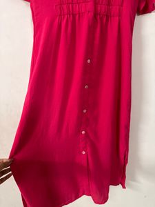 Pink Casual Midi For Everyday Wear
