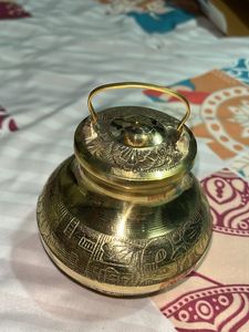 Antique Brass Gangajal Lota