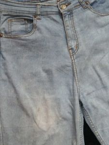 Light Wash Straight Leg Jeans