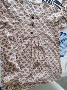 Boho Fan Print Tunic Top