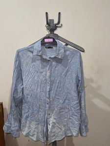 Blue Striped Long Sleeve Shirt
