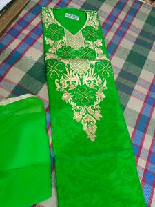 Cotton Fancy Suit With Thread Work