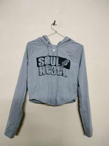 zip up hoodie top