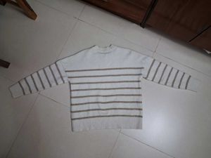 Original MOHITO Cream Dropped Shoulder Sweater