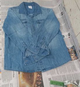 Classic Blue Denim Shirt