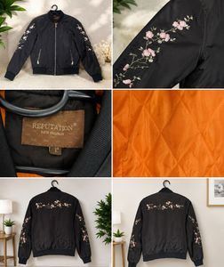 Embroidered Bomber Jacket