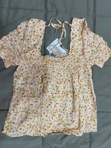 Forever New - Mon Square NeckButton Through
