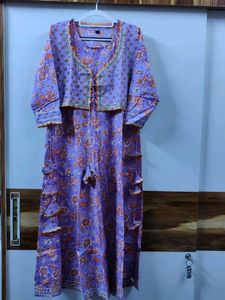 Lavender Printed 4 Piece Set - 38.Bust