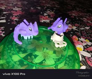 Cute Purple Dragon Figurines