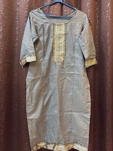 Stylish Grey feedings Kurti