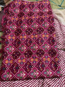 Boho Striped Ethnic lengha