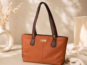 Classic Brown Leather Tote Bag