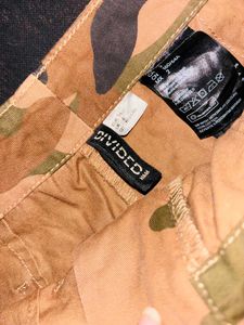 Camo Utility Mini Skirt with Belt