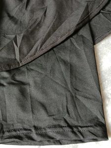 Black Athletic Short with Built-in Shorts