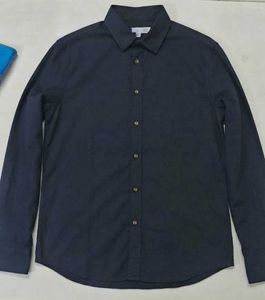 100% linen solid black