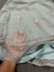Charming Floral Print Dress