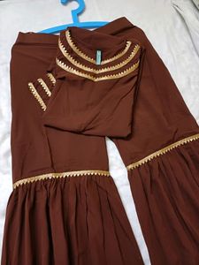 245 Only PRICE DROP Kurti With Sharara Set O