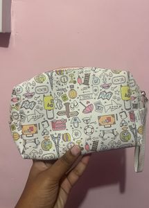 Travel Print Cosmetic Pouch