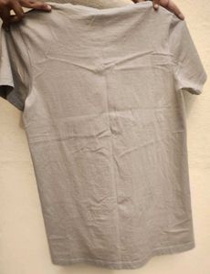 Unisex Grey Graphic T-Shirt