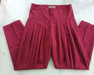 Maroon Attached Jacket Kurta and trouser (set)