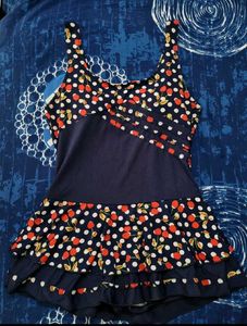 Cute Cherry Print Swimsuit