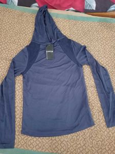 branded new  Navy Blue Hoodie top