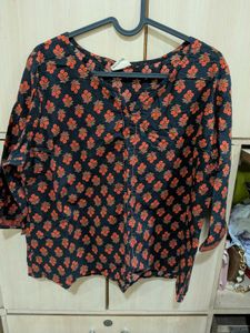 XXL Boho Style Printed top