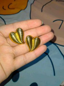 Statement Heart Earrings 💛