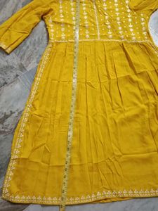 Yellow Kurta Set with Dupatta