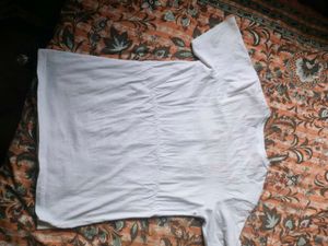 White "Mon Cheri Red" Graphic T-Shirt