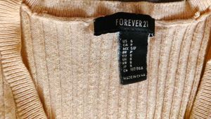 Ribbed V-Neck Sleeveless Sweater Vest