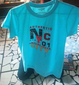 Vantage Blue NYC Graphic T-Shirt