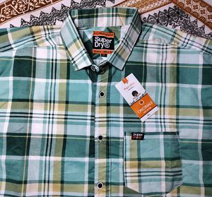 Superdry Plaid Long Sleeve Shirt