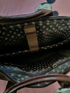 Brown Original Leather Briefcase (Office Bag)