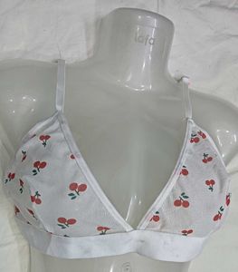 Cute Cherry💚  big size Print Bra