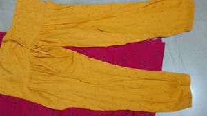 Pink Printed Kurta