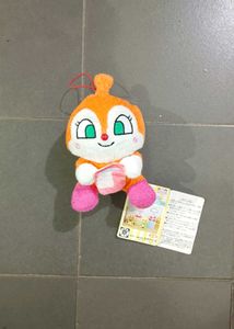 Cute Orange Plush Toy with Tag