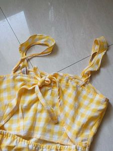 Yellow Gingham Sundress
