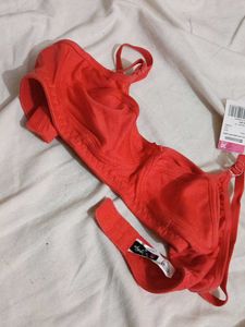 Comfortable Coral Bra