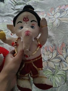 Cute Teddy Bear &amp; Ganesha Soft Toy Set