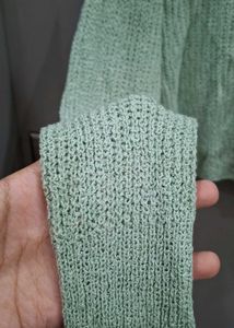 Mint Green Cropped Cardigan