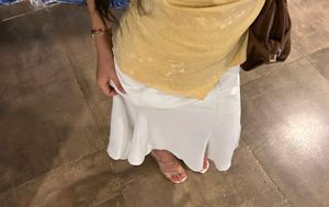 Sale ❗❗❗Elegant Cream mermaid Skirt