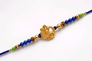 Peacock Design Rakhi