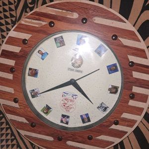 Vintage Cricket Themed Wall Clock