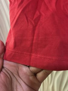 Mango Red Logo T-Shirt